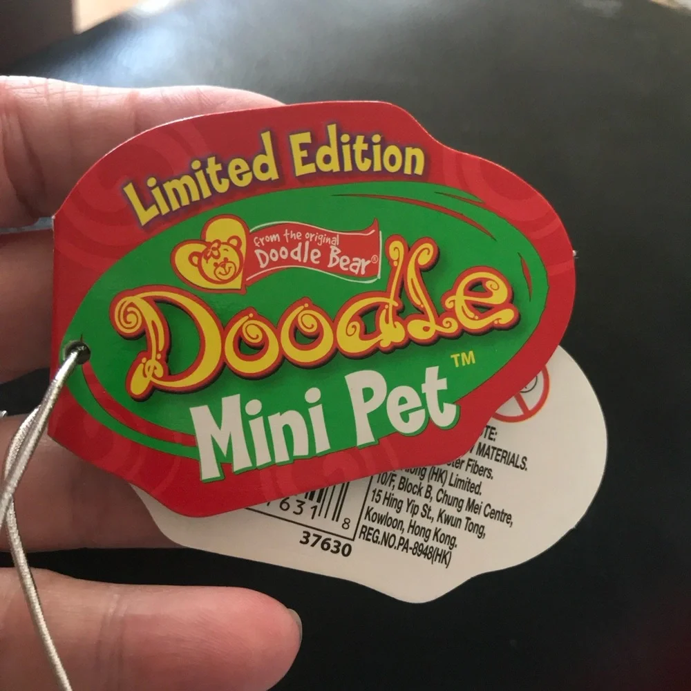 NWT Vintage Doodle Mini Pet ROSY the REINDEER *Original Factory Sealed Package*